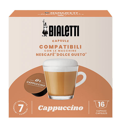 Bialetti - Cappuccino - Dolce Gusto - Kapseln 16 Stück
