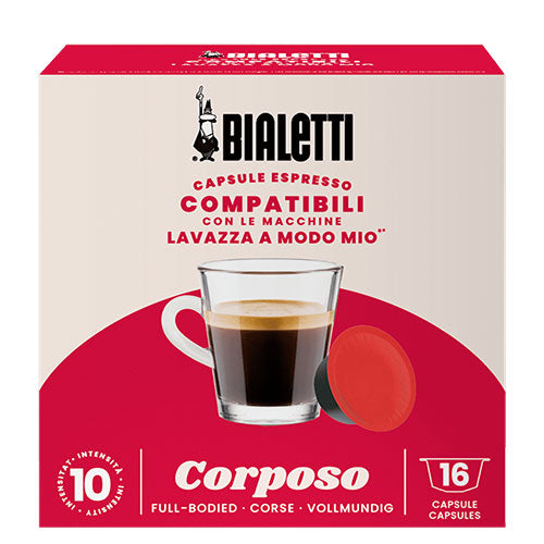 Bialetti - Kapseln - Corposo - A Modo Mio - 16 Stück