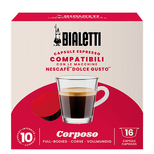 Bialetti - Corposo - Dolce Gusto - Kapseln 16 Stück