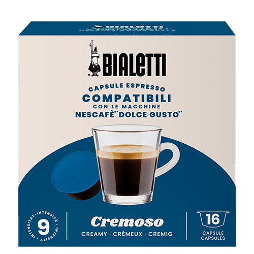 Bialetti - Cremoso - Dolce Gusto - Kapseln 16 Stück