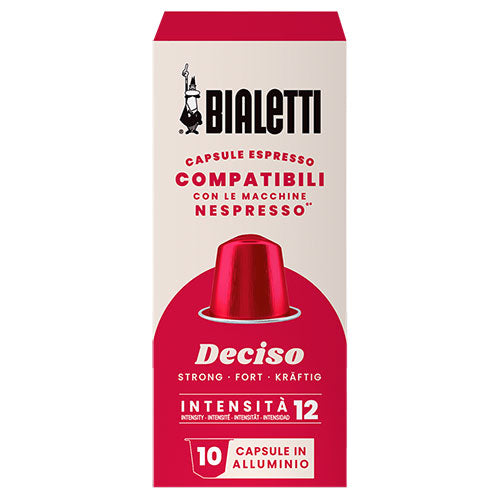 Bialetti - Deciso - Nespresso - Aluminium - Kapseln 10 Stück